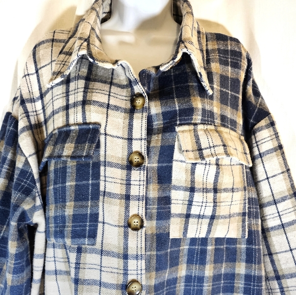 SHEIN Curve 3XL Plaid Shacket - Picture 9 of 9